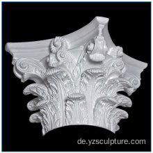 Neues Design Fiberglas Roman Capital Pillar Caps